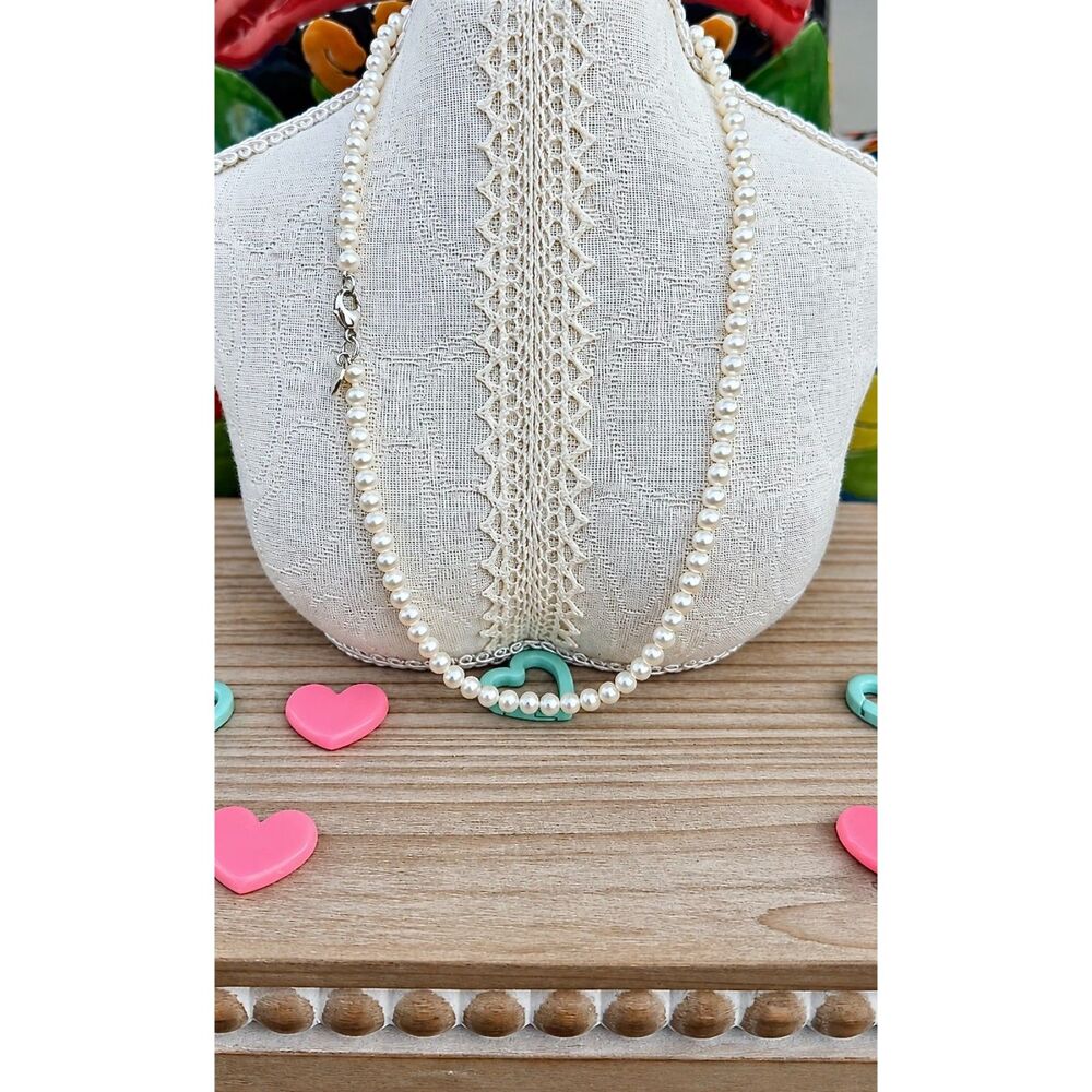 💖Tiffany & Co. Ziegfeld Collection Pearl Necklace 4-5mm, 16 inches💖